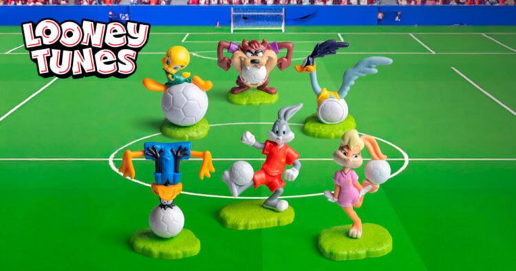 Burger King viste a los Looney Tunes de futbolistas en pleno Mundial 2026 en su nueva colección de King Jr. 1 Burger King viste a los Looney Tunes de futbolistas en pleno Mundial 2026 en su nueva colección de King Jr.