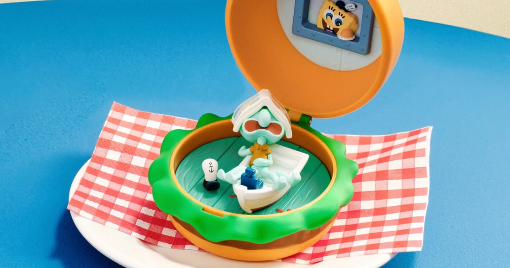 Bob Esponja llega a Pop Mart: así son las Cangreburgers sorpresa 3 La colección de Bob Esponja x Pop Mart: así se ve Calamardo