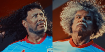 El Pibe Valderrama y René Higuita protagonizan campaña de crema para el cabello