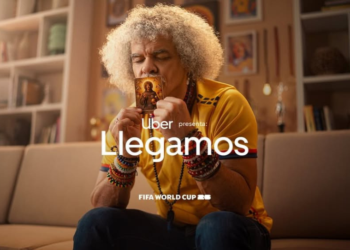 El Pibe Valderrama protagoniza la nueva campaña de Uber por el Mundial 2026