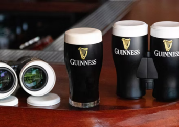 Guinness lanza binoculares inspirados en su icónica pinta para el Mundial 2026