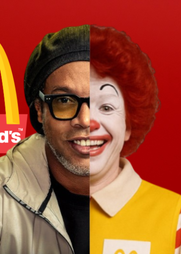 Ronaldinho se transforma en Ronald McDonald en la nueva campaña de McDonald’s para el Mundial 2026