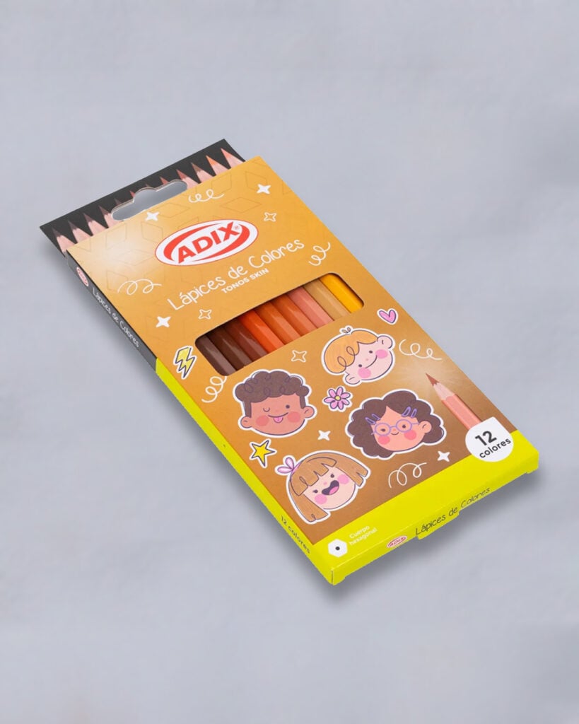 Marca de útiles desafía el concepto de "color piel" con una caja de lápices de distintos tonos 6 SLIDE 1