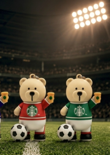 MercadoNegro 22 Starbucks lanza coleccion de llaveros del Oso Bearista
