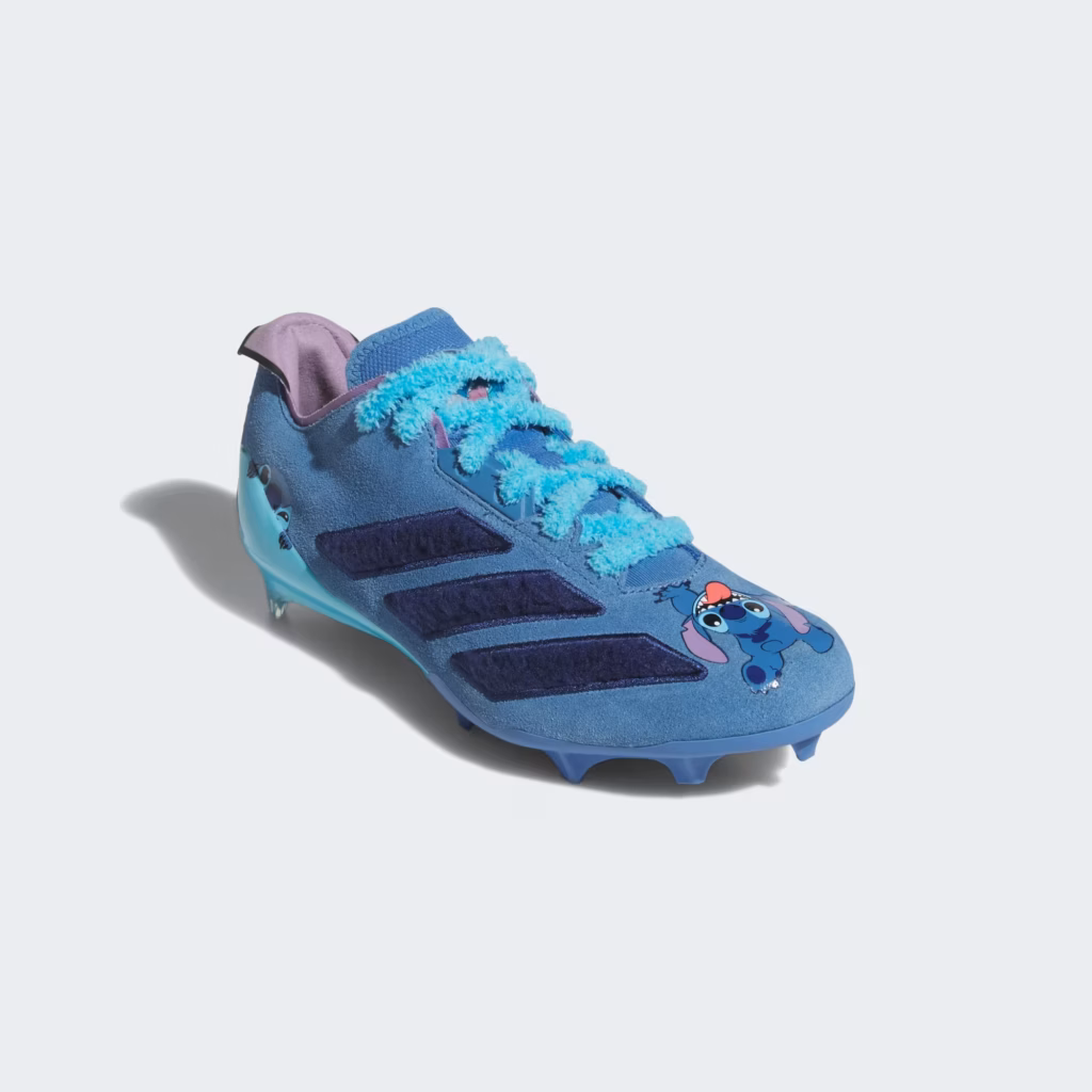 adidas Disney Lilo and Stitch Adizero Electric II Football Cleats Blue KI3679 04 standard