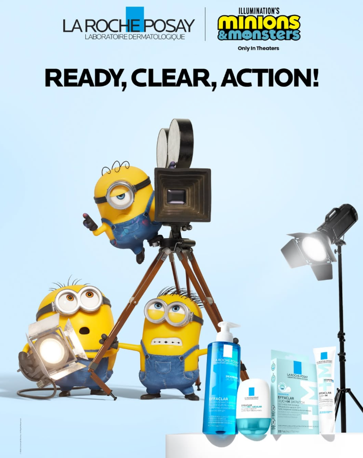 La Roche-Posay se une a los Minions para llevar el cuidado de la piel al terreno del entretenimiento 3 Los minions x la roche posay