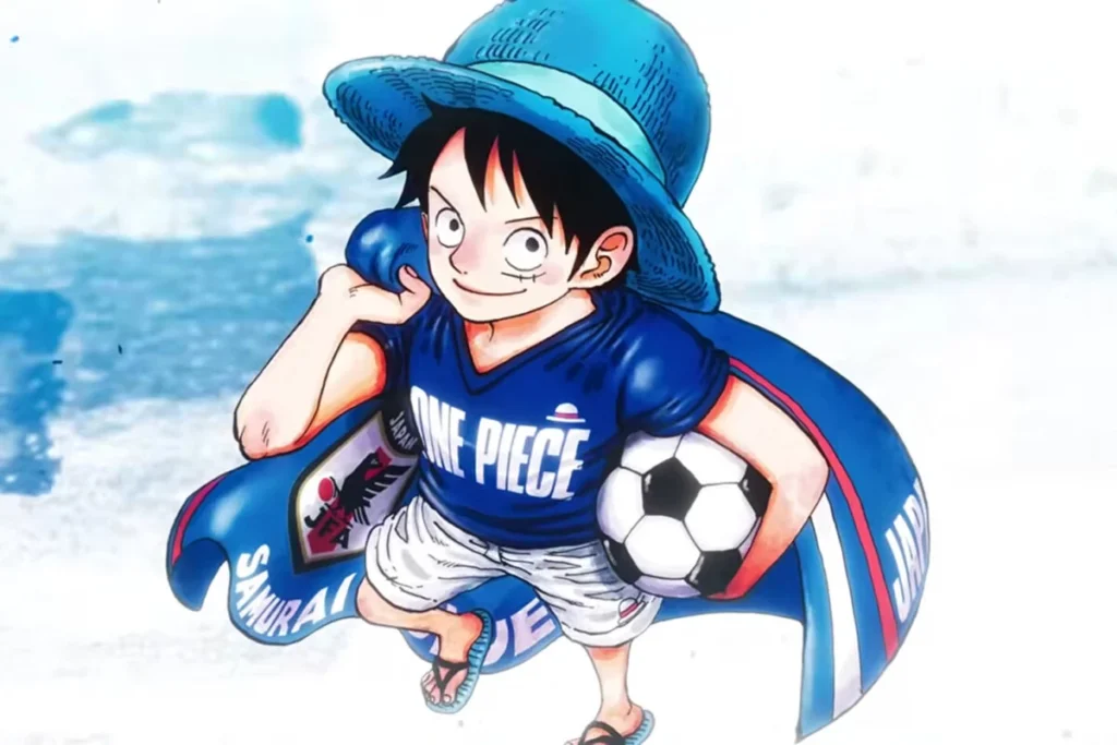 Japón lleva a One Piece al Mundial 2026 y convierte a Luffy en parte de su estrategia de marca país 5 One Piece colabora con la selección de Japón