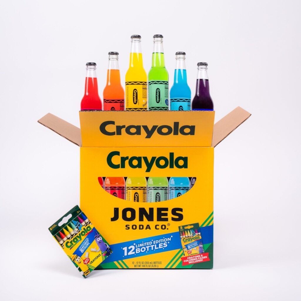 Jones Soda celebra sus 30 años con una nueva colección inspirada en Crayola 3 530809883 1217938693692992 4059675720668092031 n