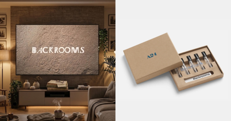 A24 convierte a “Backrooms” en una experiencia sensorial con un set de fragancias con marcas de tiempo 1 A24 convierte a “Backrooms” en una experiencia sensorial con un set de fragancias con marcas de tiempo
