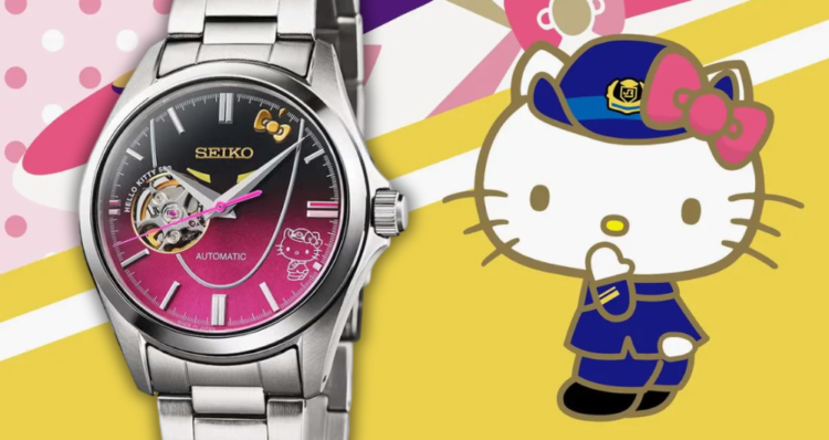 Seiko x Hello Kitty: así es el reloj de edición limitada que homenajea al tren bala japonés 1 Seiko x Hello Kitty: así es el reloj de edición limitada que homenajea al tren bala japonés