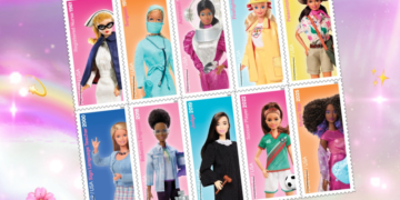 De astronauta a jueza: Barbie convierte sus profesiones más icónicas en estampillas 2 De astronauta a jueza: Barbie convierte sus profesiones más icónicas en estampillas