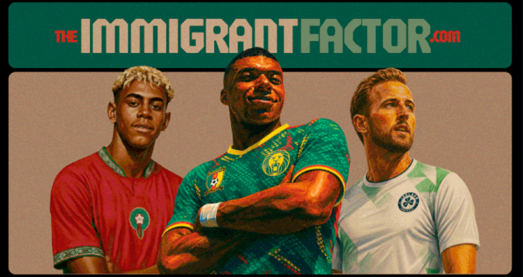 ¿Cómo sería el Mundial sin jugadores inmigrantes? Así funciona The Immigrant Factor 1 ¿Cómo cambiaría el Mundial sin jugadores inmigrantes? Conoce el proyecto The Immigrant Factor