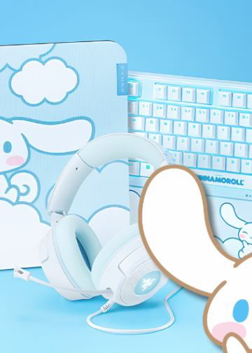 MercadoNegro 25 Razer x Cinnamoroll: la nueva colección con Sanrio que incluye silla gamer, headset, teclado y más