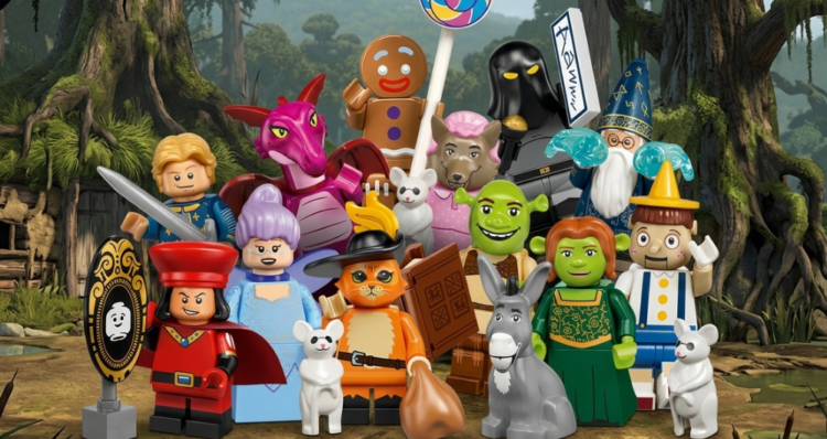 LEGO revive el universo de Shrek con una colección oficial de minifiguras