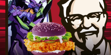 Evangelion y KFC lanzan una hamburguesa inspirada en el EVA-01 2 Evangelion y KFC lanzan una hamburguesa inspirada en el EVA-01 por el 30 aniversario del anime