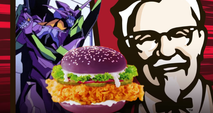 Evangelion y KFC lanzan una hamburguesa inspirada en el EVA-01 1 Evangelion y KFC lanzan una hamburguesa inspirada en el EVA-01 por el 30 aniversario del anime
