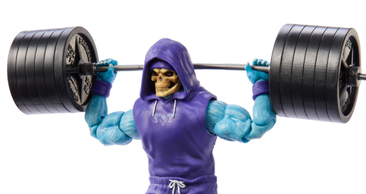 Mattel lanza Gym Bro Skeletor, la figura exclusiva inspirada en "Masters of the Universe"