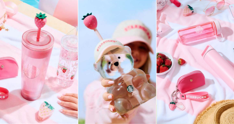 Starbucks convierte el Pink Drink en una colección de merchandising con vasos y accesorios 1 Starbucks convierte el Pink Drink en una colección de merchandising con vasos y accesorios