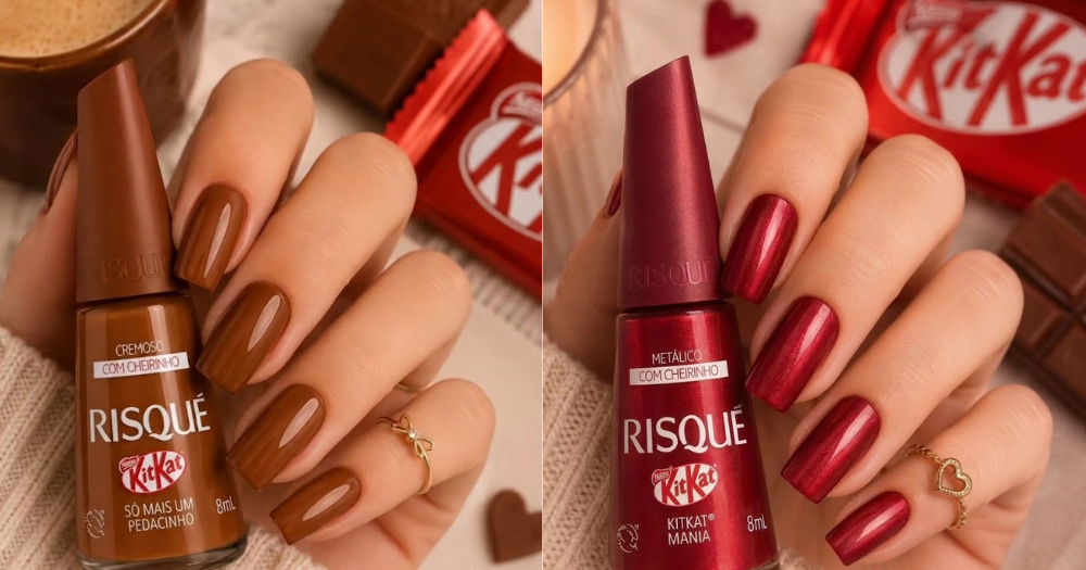 KitKat se une a Risqué para lanzar su primera colección de esmaltes 2 Esmaltes KitKat