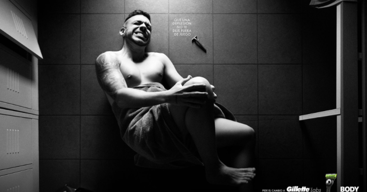 Gillette muestra las huellas que deja usar la misma afeitadora en distintas zonas del cuerpo 1 Gilette
