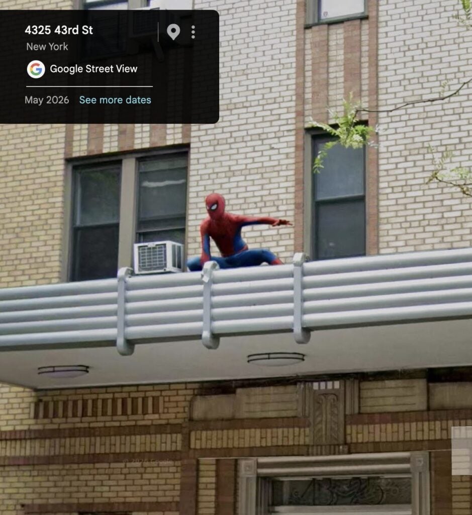 Spider-Man es captado en acción por Google Maps como parte de la campaña de "Brand New Day" 2 ¿Cómo encontrar a Spider-Man en el Street View de Google Maps?.