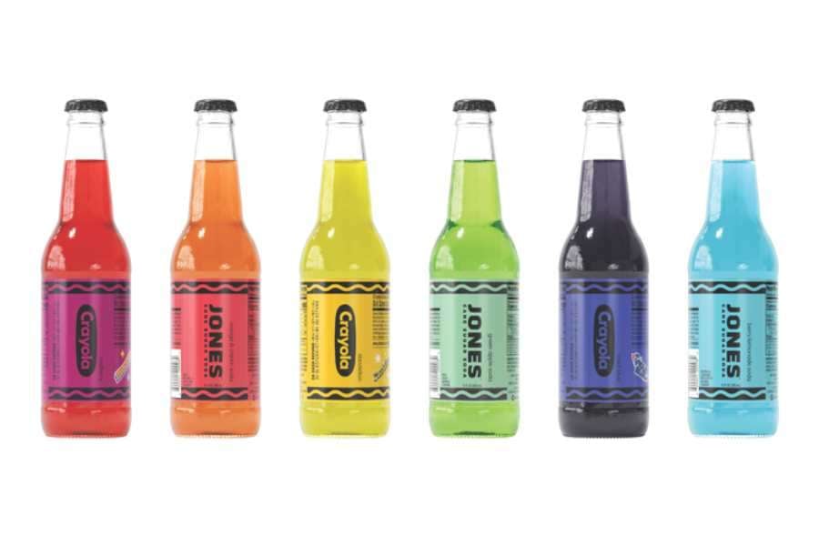 Jones Soda celebra sus 30 años con una nueva colección inspirada en Crayola 2 Seis sabores inspirados en los colores de Crayola