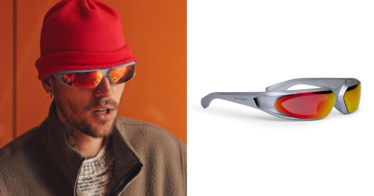 Justin Bieber sorprende con gafas futuristas y lentes intercambiables 1 Justin Bieber sorprende con gafas futuristas y lentes intercambiables