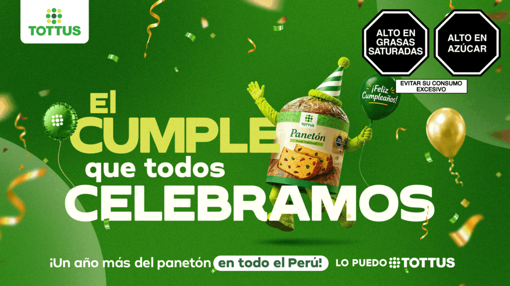 Día del Panetón: peruanos se unieron para cantar "Feliz Cumpleaños" al Panetón Tottus 4 KV CUMPLEANOS PANETON 1