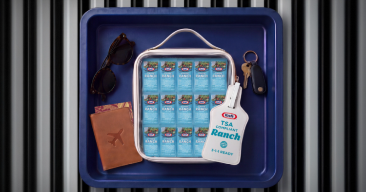 Kraft lanza un kit de sachets de Ranch para que los fans lo lleven de viaje 1 Kraft engríe a los fans de su aderezo Ranch con un kit de sachets para llevar en los viajes