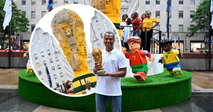 LEGO construye el trofeo de la Copa Mundial de la FIFA más grande del mundo 1 LEGO COPA MUNDIAL