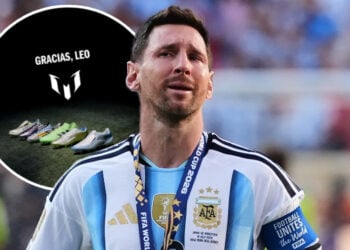 Messi llora en la final del Mundial