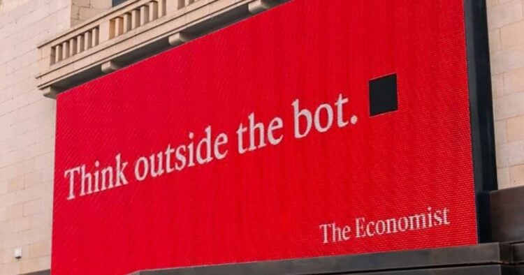 The Economist cuestiona el uso de la IA con provocadoras frases en vallas publicitarias 1 PORTADA MN 2026 07 09T110825.290