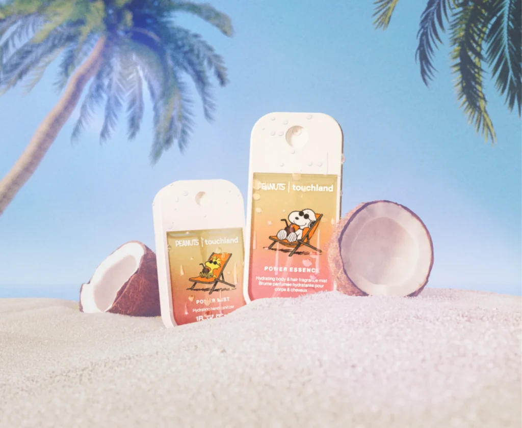 Touchland y Peanuts lanzan colección protagonizada por Snoopy y Woodstock 4 Touchland y Peanuts lanzan colección protagonizada por Snoopy y Woodstock