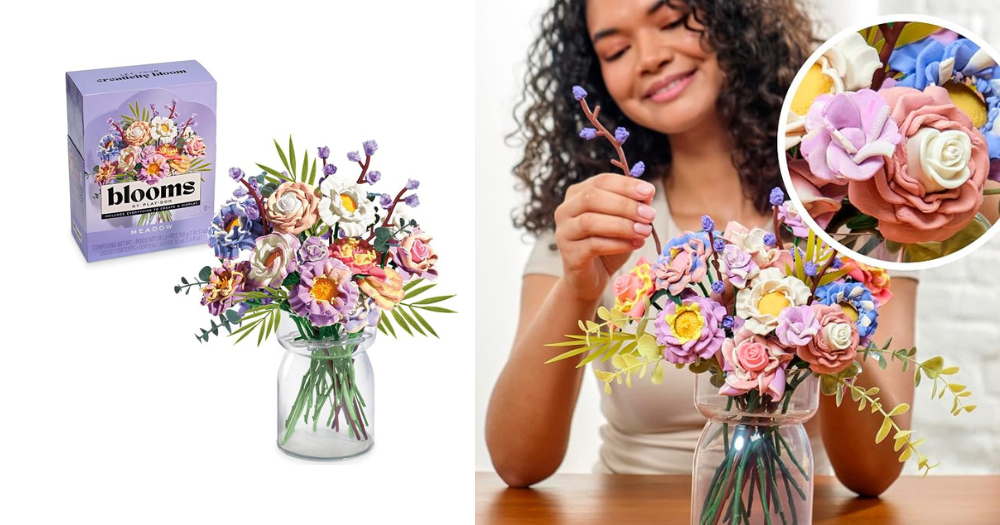 Hasbro lanza Blooms by Play-Doh, una línea de flores creada para adultos 2 Una colección de Play-Doh que transforma la plastilina en arreglos florales
