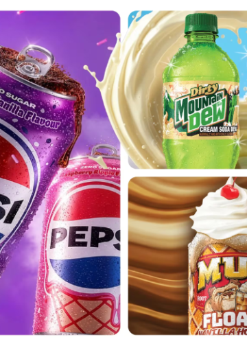 Pepsi lleva la tendencia “dirty soda” a los supermercados con refrescos inspirados en helados