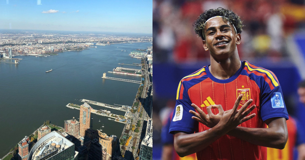 adidas pone un cartel gigante de Lamine Yamal sobre el río Hudson por el Mundial 2026 3 Un cartel gigante de Lamine Yamal invade el río Hudson