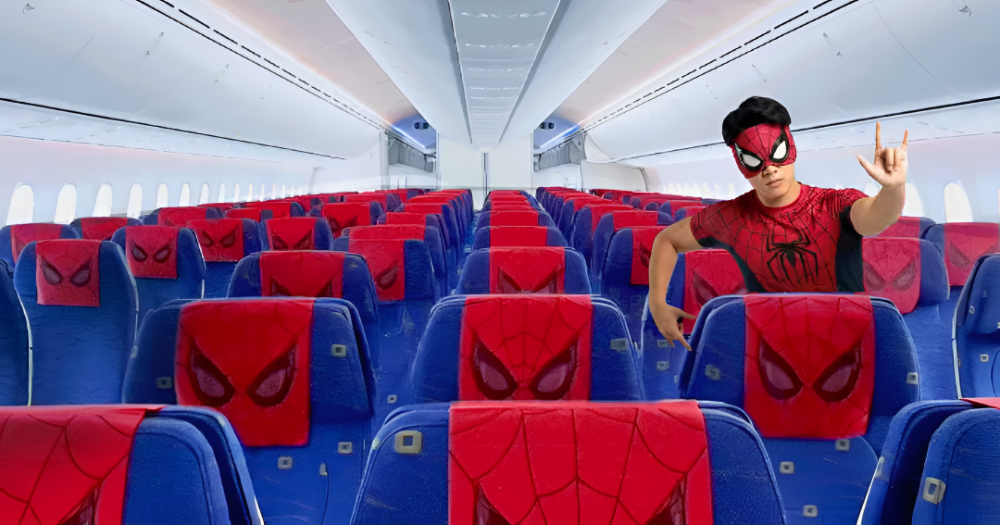 Un avión inspirado en Spider-Man promociona Brand New Day desde las alturas 3 Un avión inspirado en Spider-Man promociona Brand New Day desde las alturas