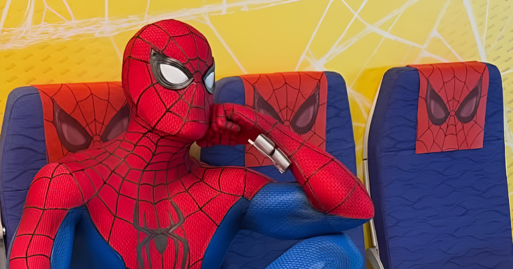 Un avión inspirado en Spider-Man promociona Brand New Day desde las alturas