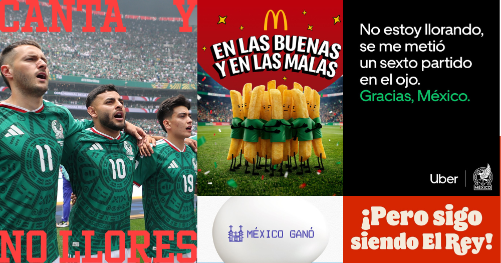 Del “¿Y si sí?” al orgullo: así reaccionaron las marcas tras la eliminación de México en el Mundial 2026