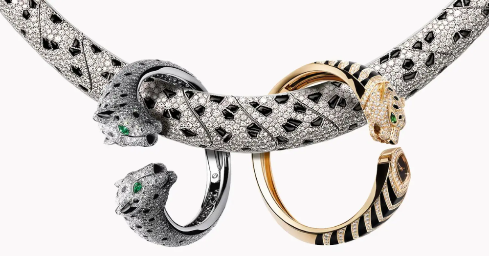 Del cocodrilo de Lacoste al caballo de Hermès: por qué las marcas de lujo siguen inspirándose en animales 4 Cuando un animal se convierte en un activo de marca: Joyas Cartier inspiradas en la pantera, animal emblemático de la marca.