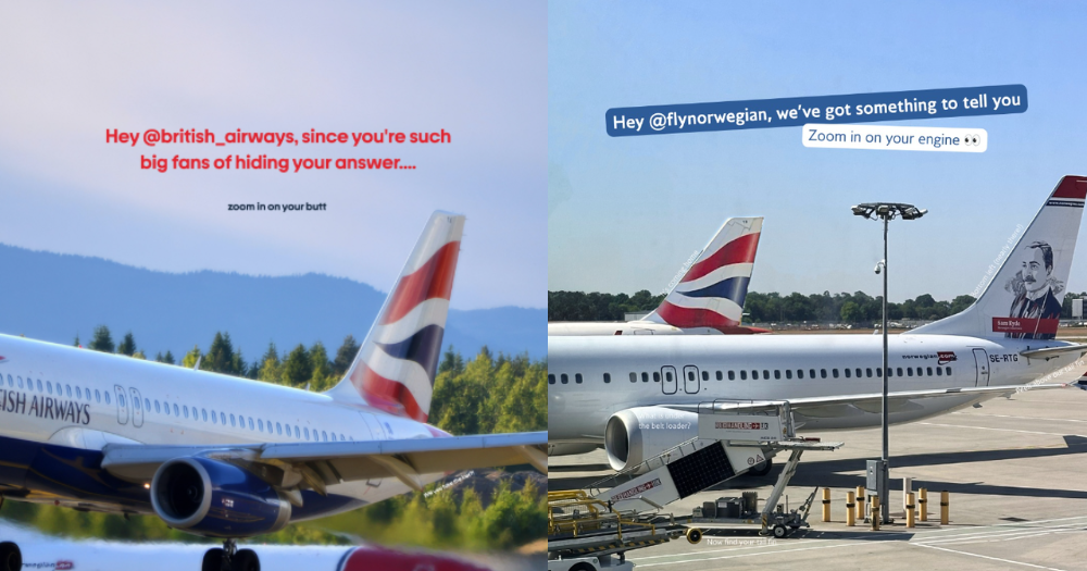 Norwegian reta a British Airways a cambiar su logo si pierde el Noruega vs. Inglaterra 2 Norwegian reta a British Airways a cambiar su logo si pierde el Noruega vs. Inglaterra