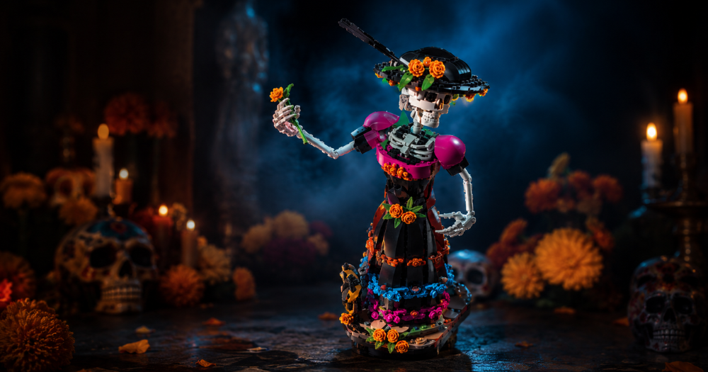 La Catrina llega a LEGO como un set inspirado en el Día de Muertos