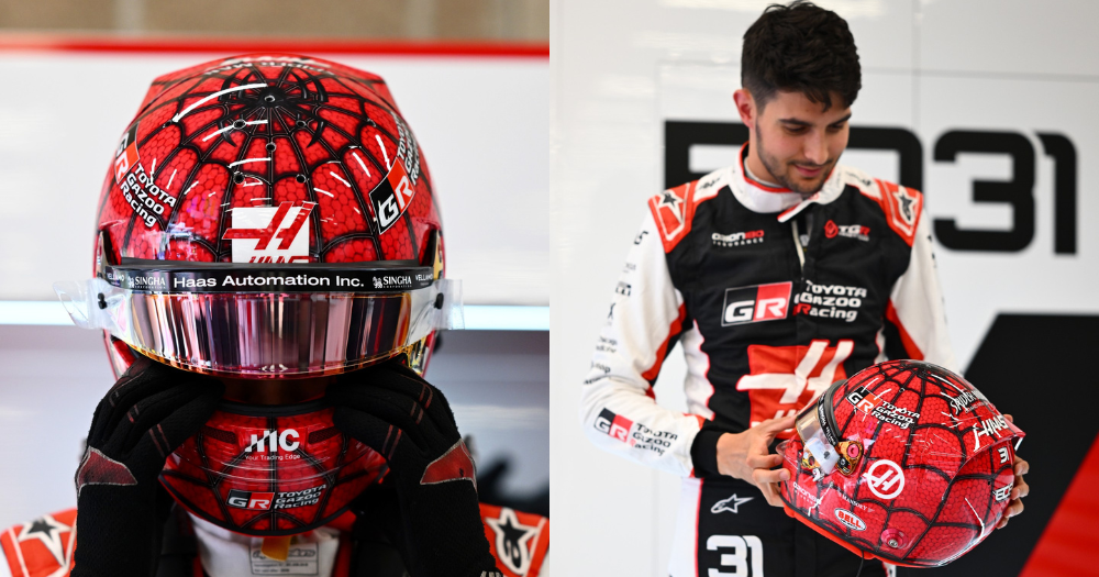Spider-Man llega a la Fórmula 1 con casco de Esteban Ocon 3 Spider-Man llega a la Fórmula 1 con casco de Esteban Ocon