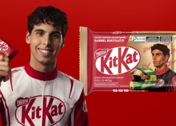 KitKat acelera en la Fórmula 1 con una edición especial junto a Gabriel Bortoleto