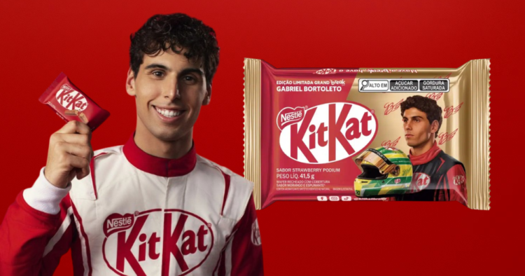 KitKat acelera en la Fórmula 1 con una edición especial junto a Gabriel Bortoleto 1 KitKat acelera en la Fórmula 1 con una edición especial junto a Gabriel Bortoleto