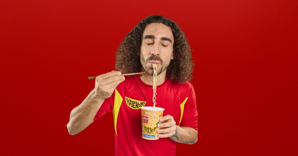 Yatekomo convierte el cántico viral de Cucurella en su nueva campaña tras el Mundial 2026 2 Yatekomo capitaliza el fenómeno Cucurella