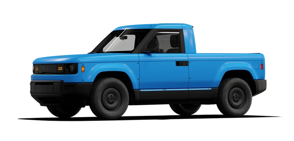 Crayola lleva sus colores a los autos eléctricos de Slate Auto, la startup de Jeff Bezos 4 Colaboración de Slate Autos x Crayola: así es el color Cerulean