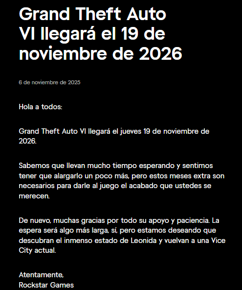 Tienda regalará una copia de GTA VI a quienes tengan un bebé el día de su lanzamiento 2 image 32