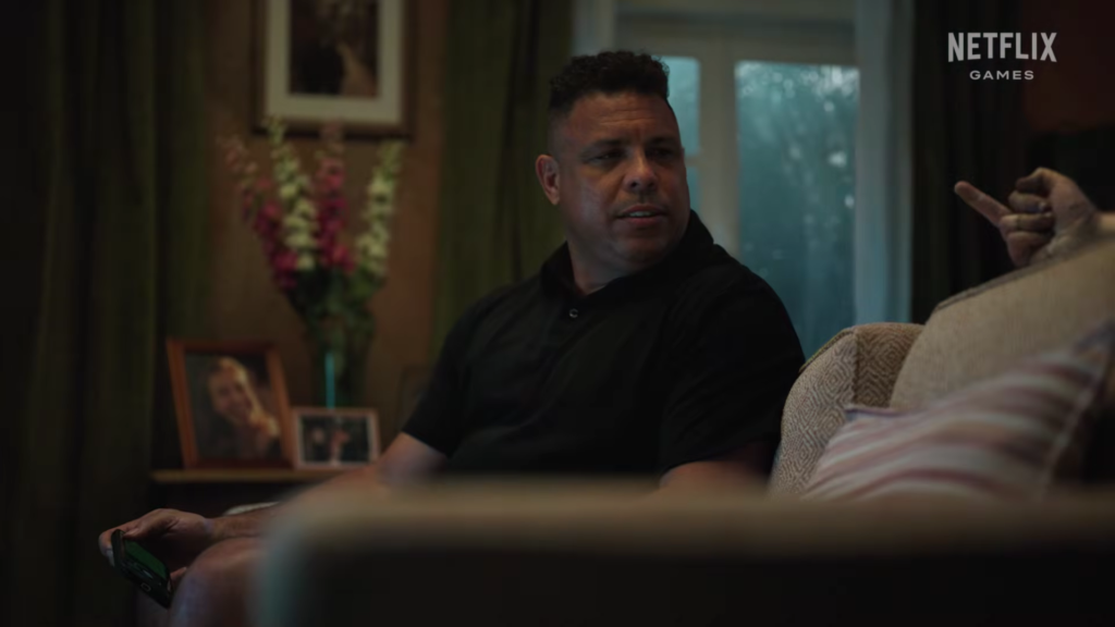 Ronaldo Nazario se enfrenta a "Dedos" de Merlina en el nuevo spot de Netflix Games 2 Ronaldo Nazario se enfrenta a “Dedos” de Merlina en el nuevo spot de Netflix Games.