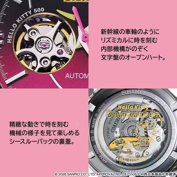 Seiko x Hello Kitty: así es el reloj de edición limitada que homenajea al tren bala japonés 4 image 96